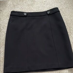 LOFT Black Mini Pencil Skirt for Work